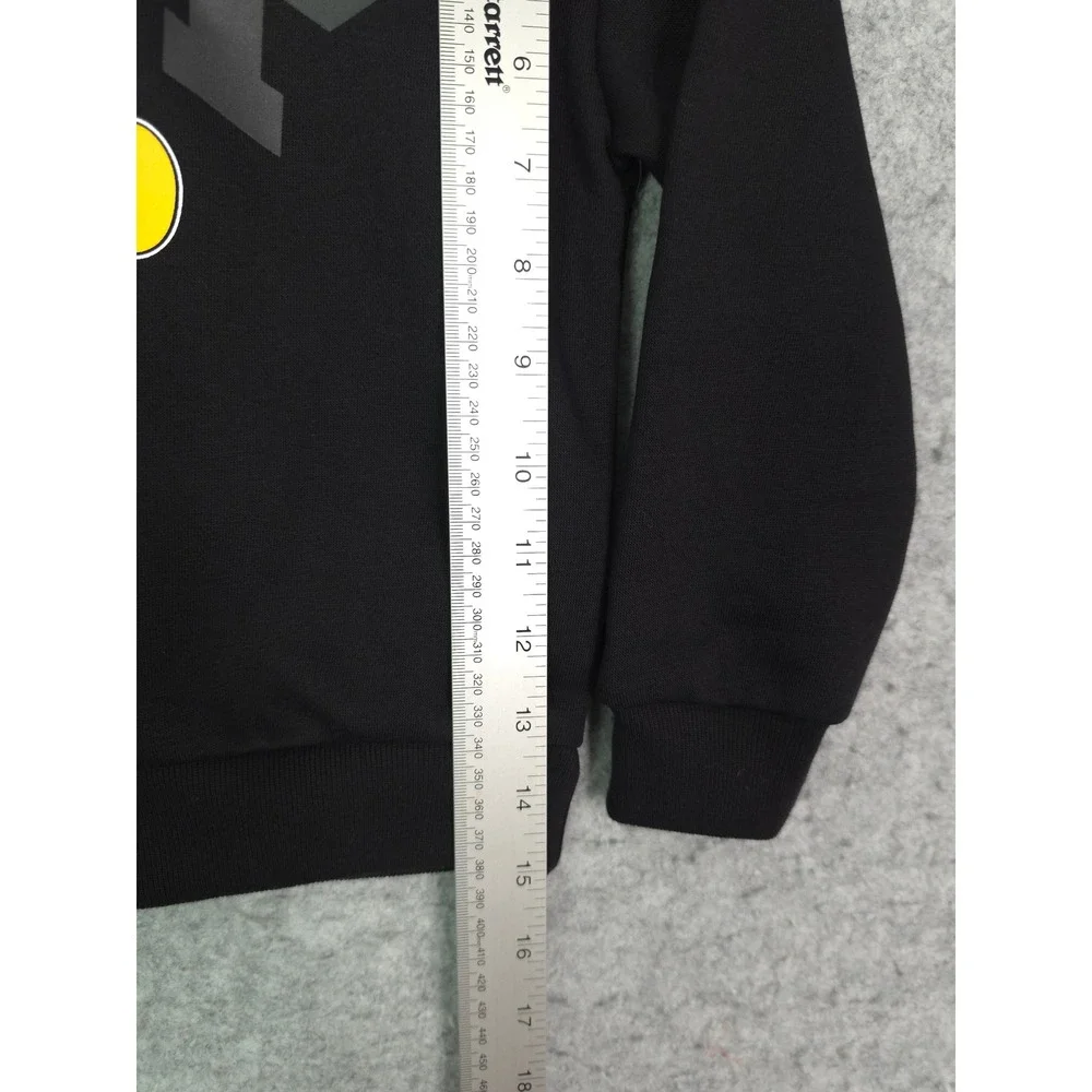 Gap x Disney Mickey Mouse Logo Hoodie Kids Size 5 Black Cotton Blend Fleece NWT